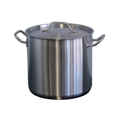Forje 12 Litre Stainless Steel Stock Pot with Lid