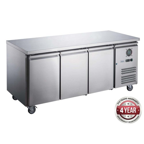 FED-X XUB6C18S3V - Three Door Bench Fridge 1795mm