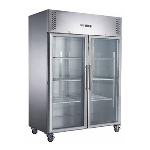 FED-X XURC1410G2V - Two Glass Door Upright Fridge 1410L