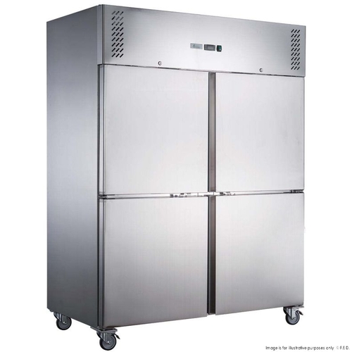 FED-X XURF1200S2V - Four Door Upright Freezer 1200L