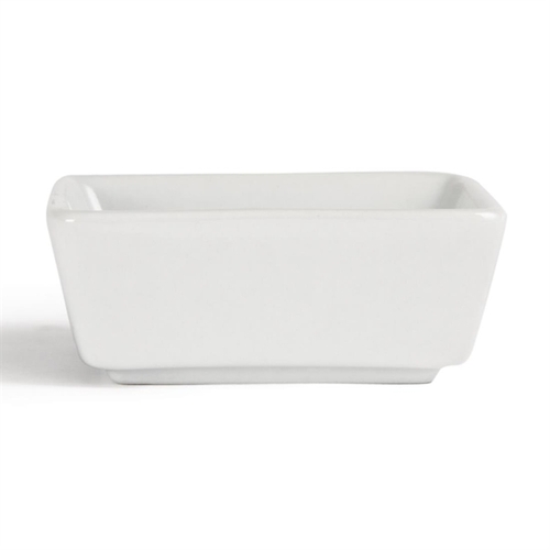 Olympia Whiteware Miniature Square Dishes 85mm (Box of 12)