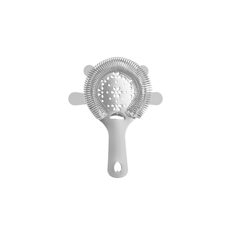 Zanzi 4 Prong Hawthorn Strainer with Flat HDL - Stainless Steel 110x105x13mm