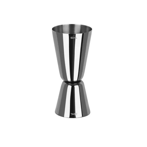 Zanzi Classic Style Jigger - Gun Metal 44x38x98mm 20/50ml