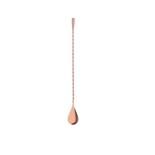 Zanzi Tear Drop Bar Spoon - Rose Gold 300x29mm
