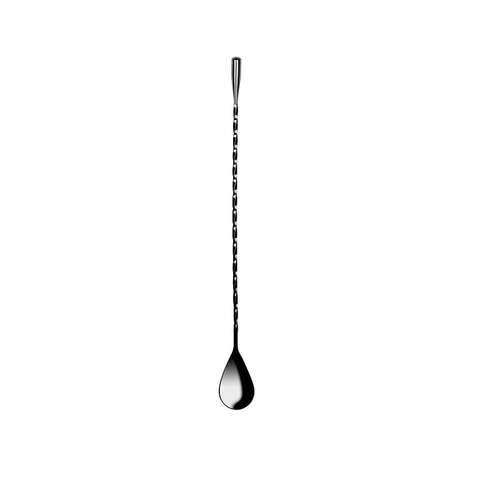 Zanzi Tear Drop Bar Spoon - Gun Metal 300x29mm