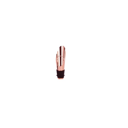 Zanzi Wine Stopper with Pouring Spout - Rose Gold 76x22mm