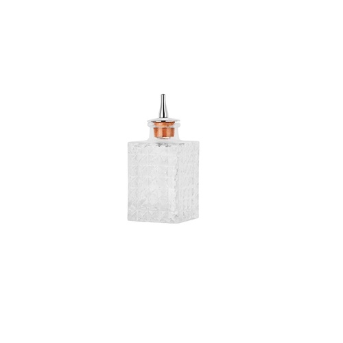 Zanzi Square Bitters Bottle Glass 51x120mm 90ml