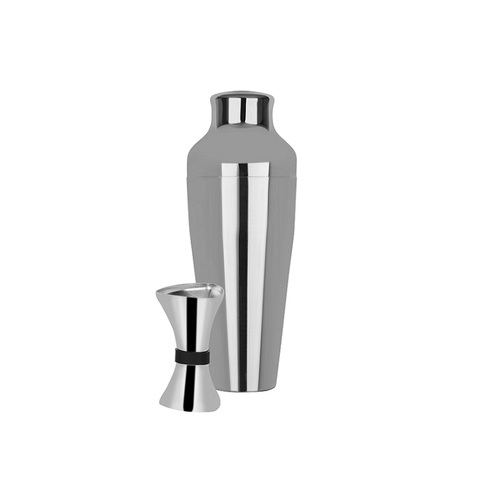 Zanzi Two Piece Cocktail Set Stainless Steel 