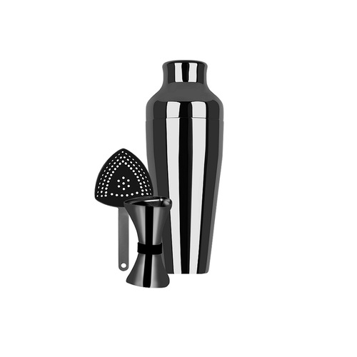 Zanzi Cocktail Set - Gun Metal 